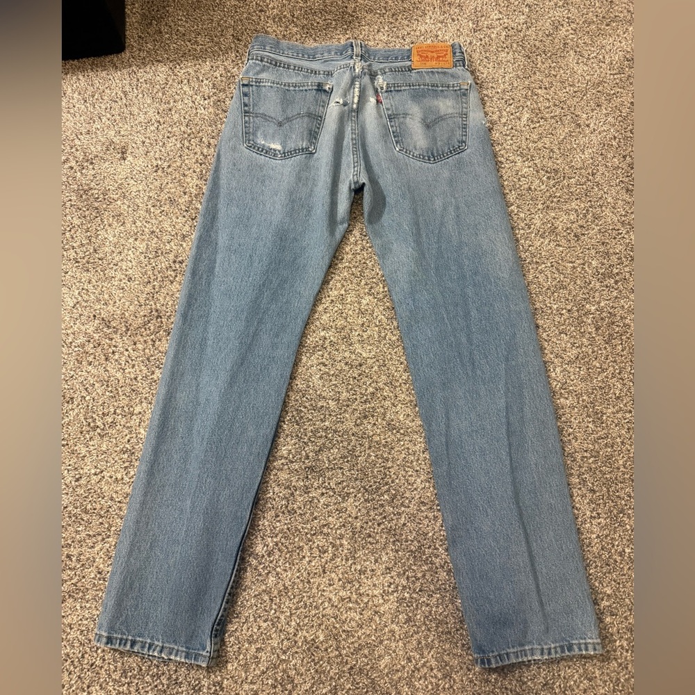 Levis 505 Jeans Size 34x34 - Picture 2 of 7